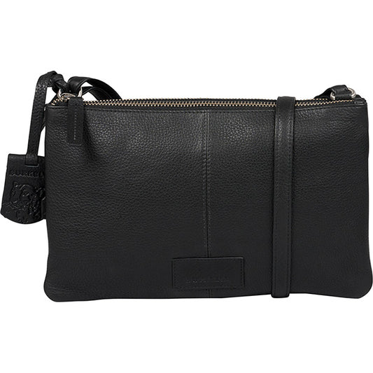 Schoudertas Soft Skylar Double Pocket Zip - Zwart