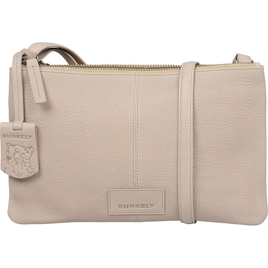 Schoudertas Soft Skylar Double Pocket Zip - Beige