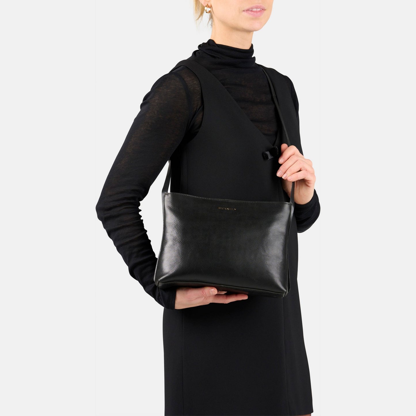 Crossbody Fine Florence Zip - Zwart