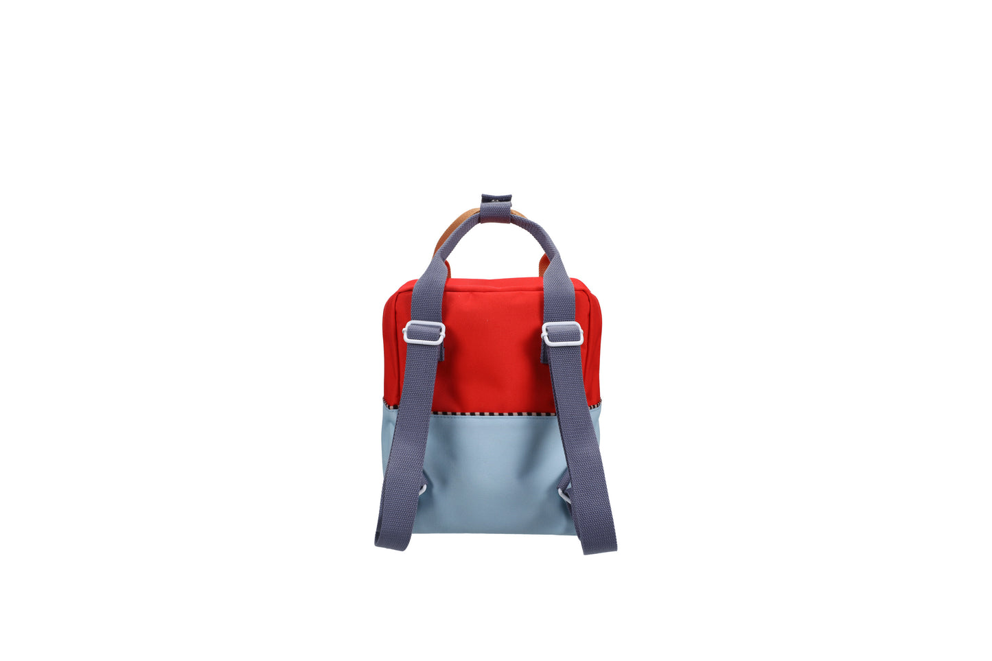 Rugtas klein Colourblocking - Red hat & Zissou blue