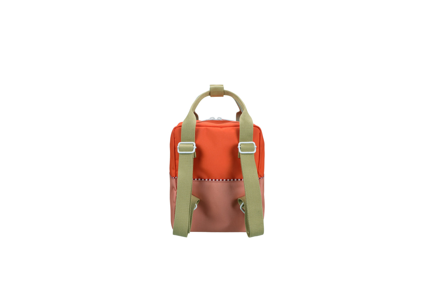 Rugtas klein Colourblocking - Lifebuoy orange & Coral pink