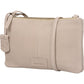 Schoudertas Soft Skylar Double Pocket Zip - Beige