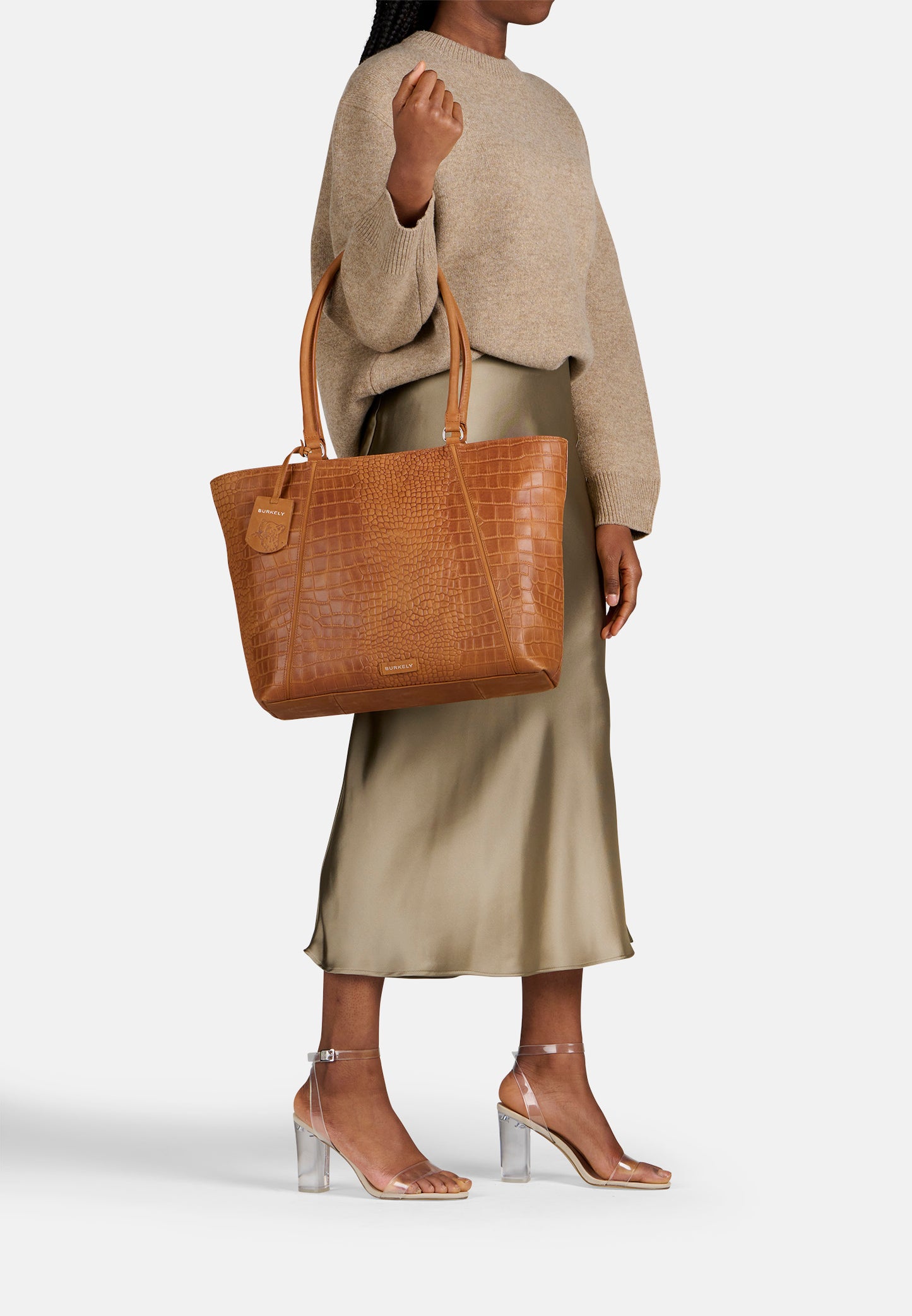 Werktas Cool Colbie Wide Tote 15.6'' - Cognac