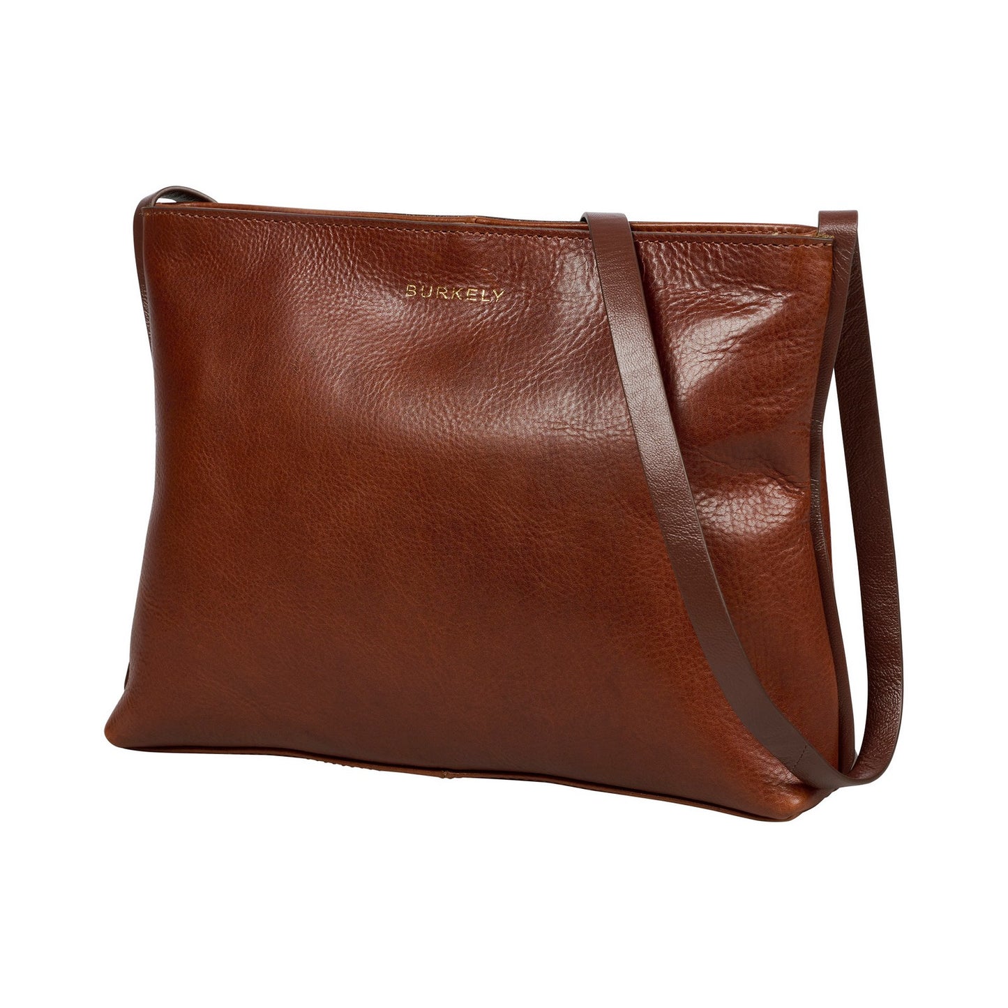 Crossbody Fine Florence Zip - Kastanjebruin
