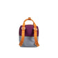 Rugtas klein Colourblocking - Purple tights & Badminton blue