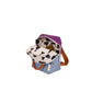 Rugtas klein Colourblocking - Purple tights & Badminton blue