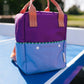Rugtas klein Colourblocking - Purple tights & Badminton blue