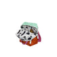 Rugtas klein Colourblocking - Towel green & Gravel orange