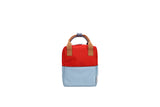 Rugtas klein Colourblocking - Red hat & Zissou blue