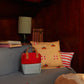 Rugtas klein Colourblocking - Red hat & Zissou blue