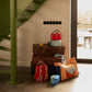 Rugtas klein Colourblocking - Red hat & Zissou blue