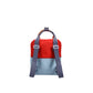 Rugtas klein Colourblocking - Red hat & Zissou blue