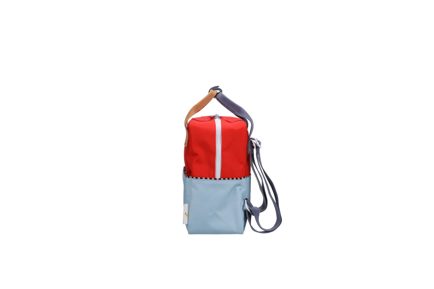 Rugtas klein Colourblocking - Red hat & Zissou blue