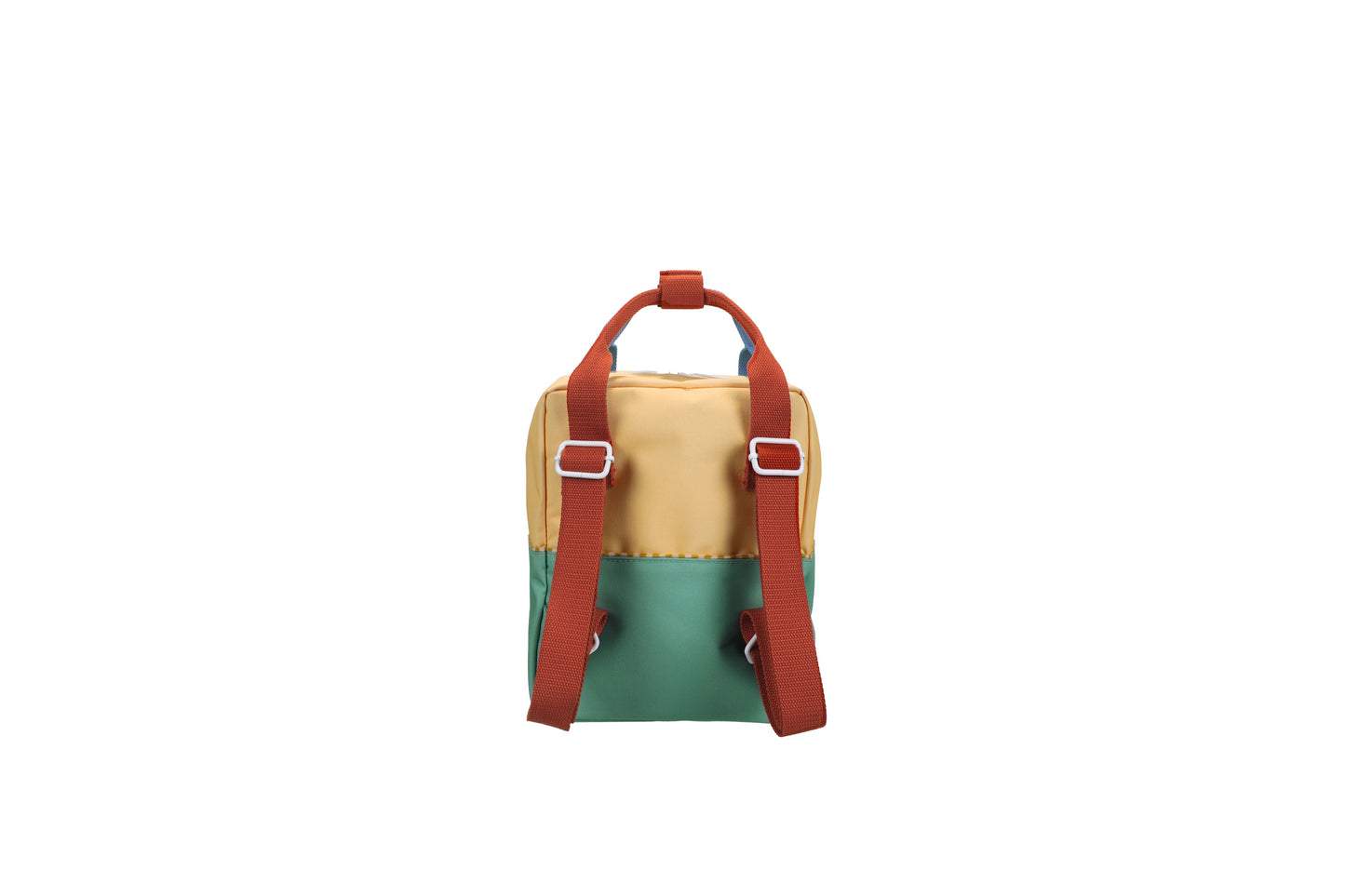 Rugtas klein Colourblocking - Sandy yellow & Aquatic green