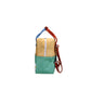 Rugtas klein Colourblocking - Sandy yellow & Aquatic green