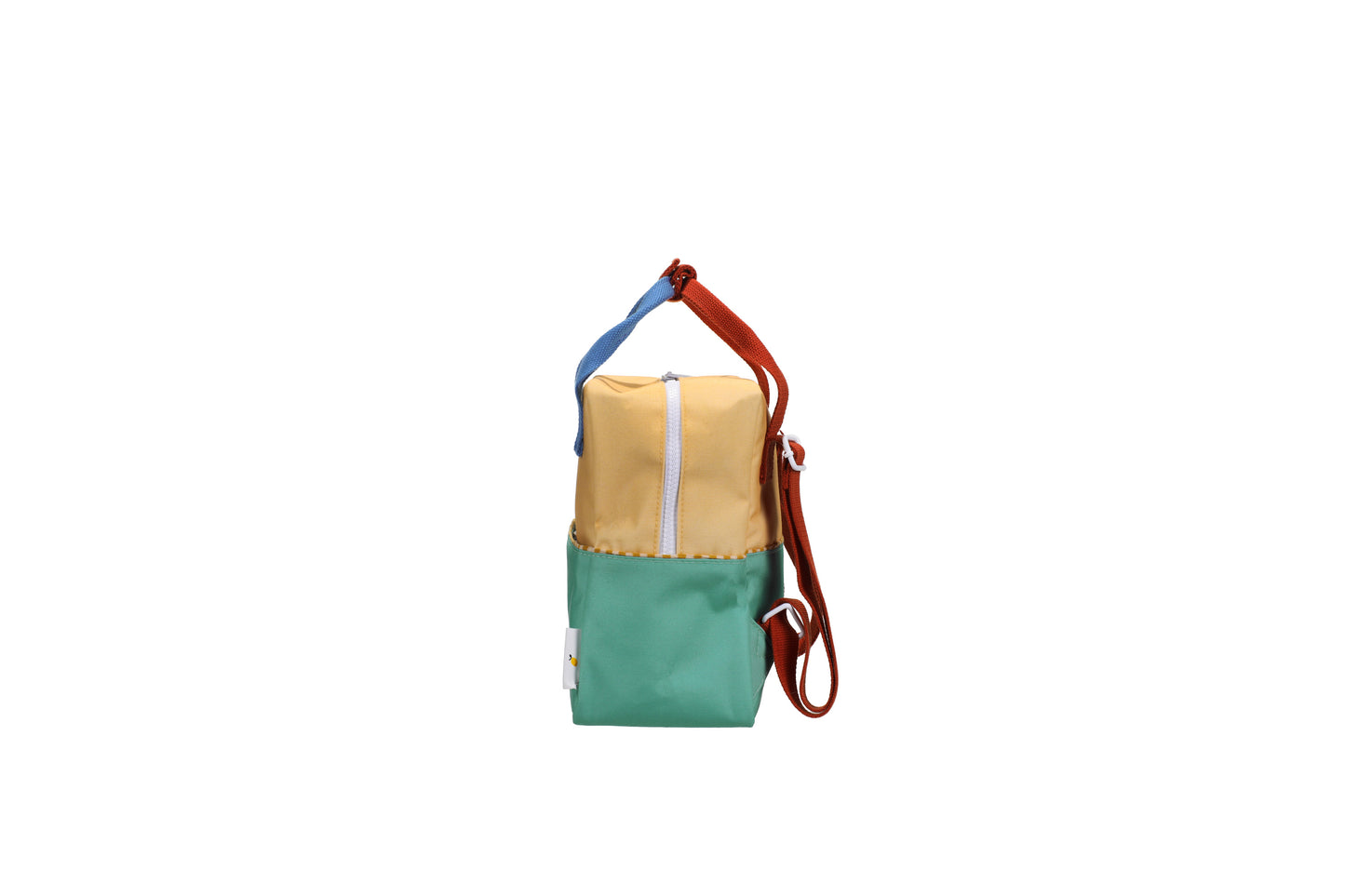 Rugtas klein Colourblocking - Sandy yellow & Aquatic green