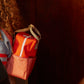 Rugtas klein Colourblocking - Lifebuoy orange & Coral pink