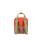 Rugtas klein Colourblocking - Lifebuoy orange & Coral pink