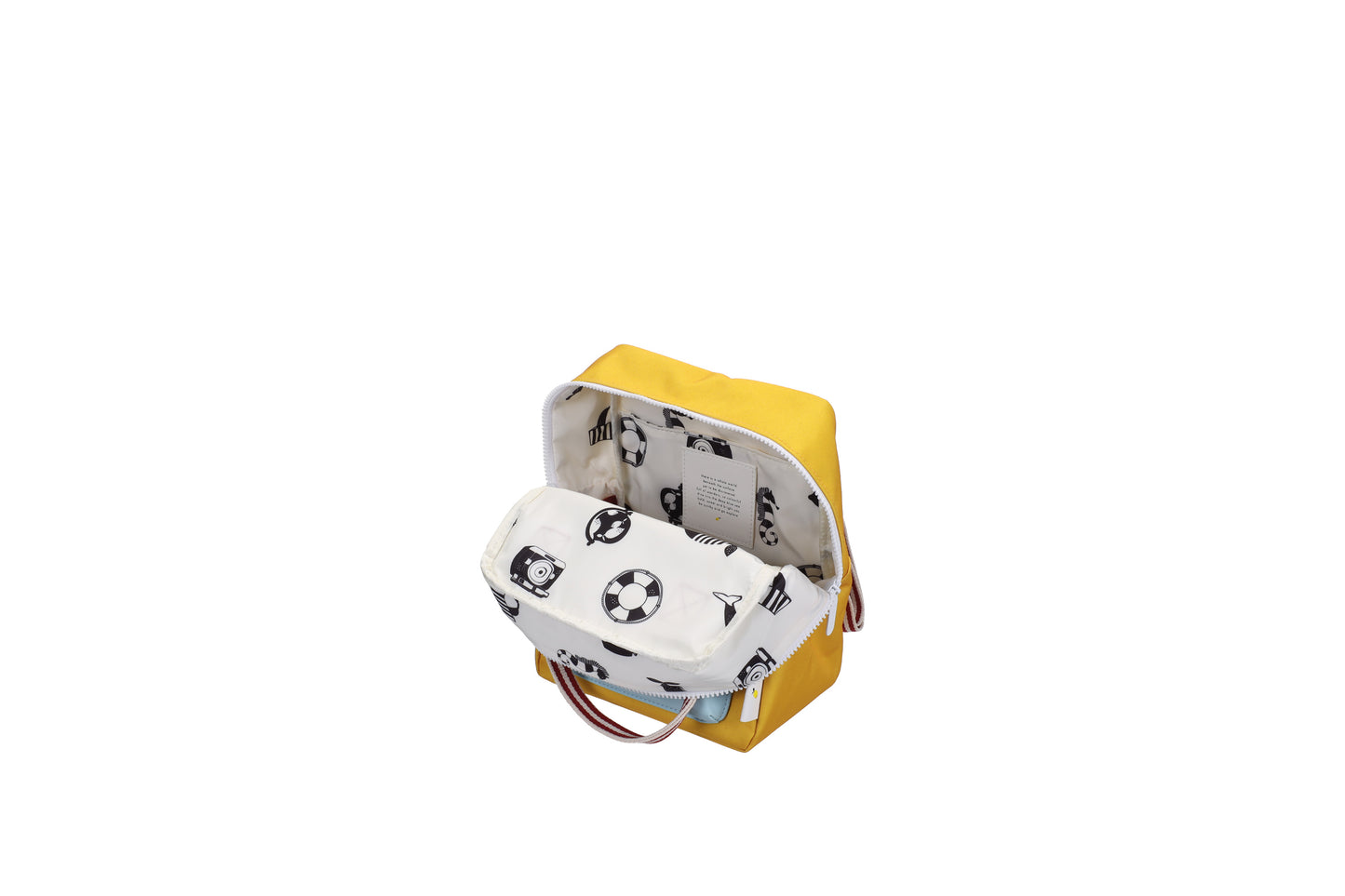 Rugtas klein Envelope - Submarine yellow