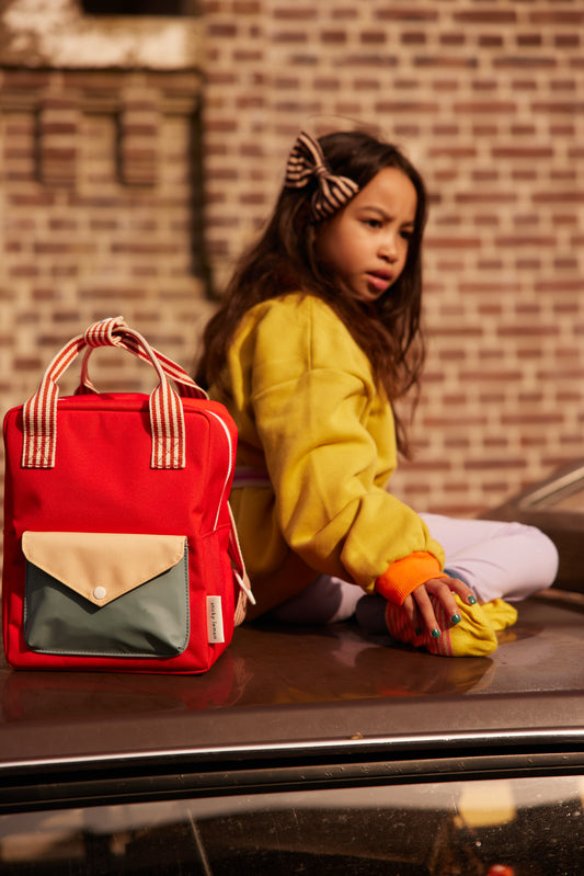Rugtas klein Envelope - Rood