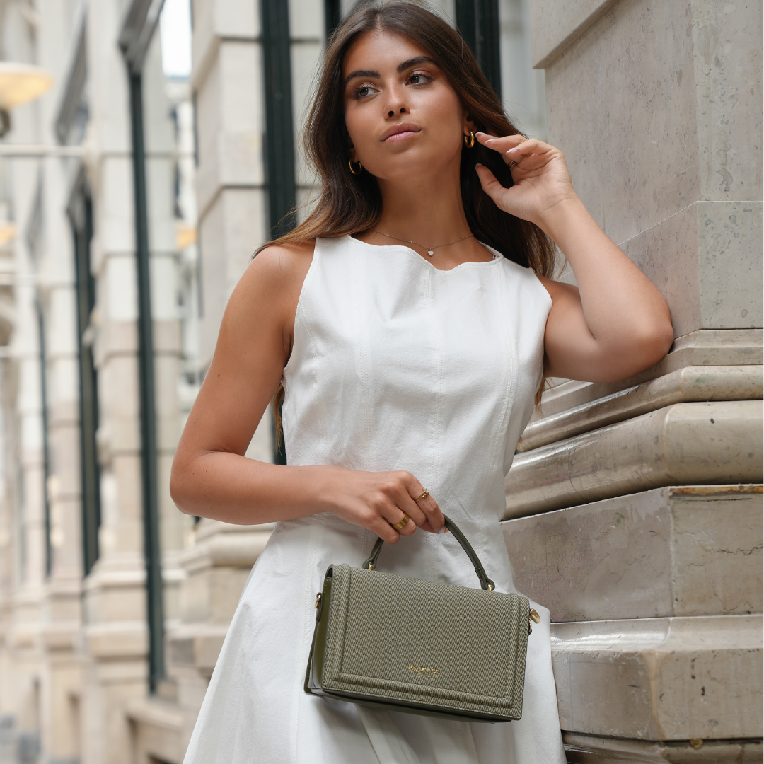 Handtas Megan - Leger groen