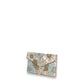 Flower Clutch - Cream / Light Blue