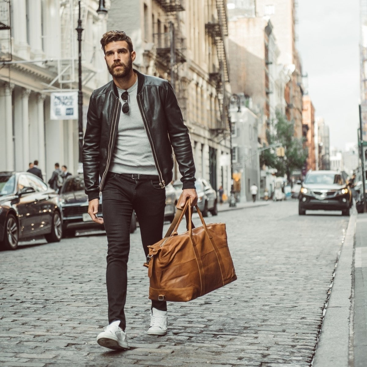 Weekendtas Portsmouth Cognac