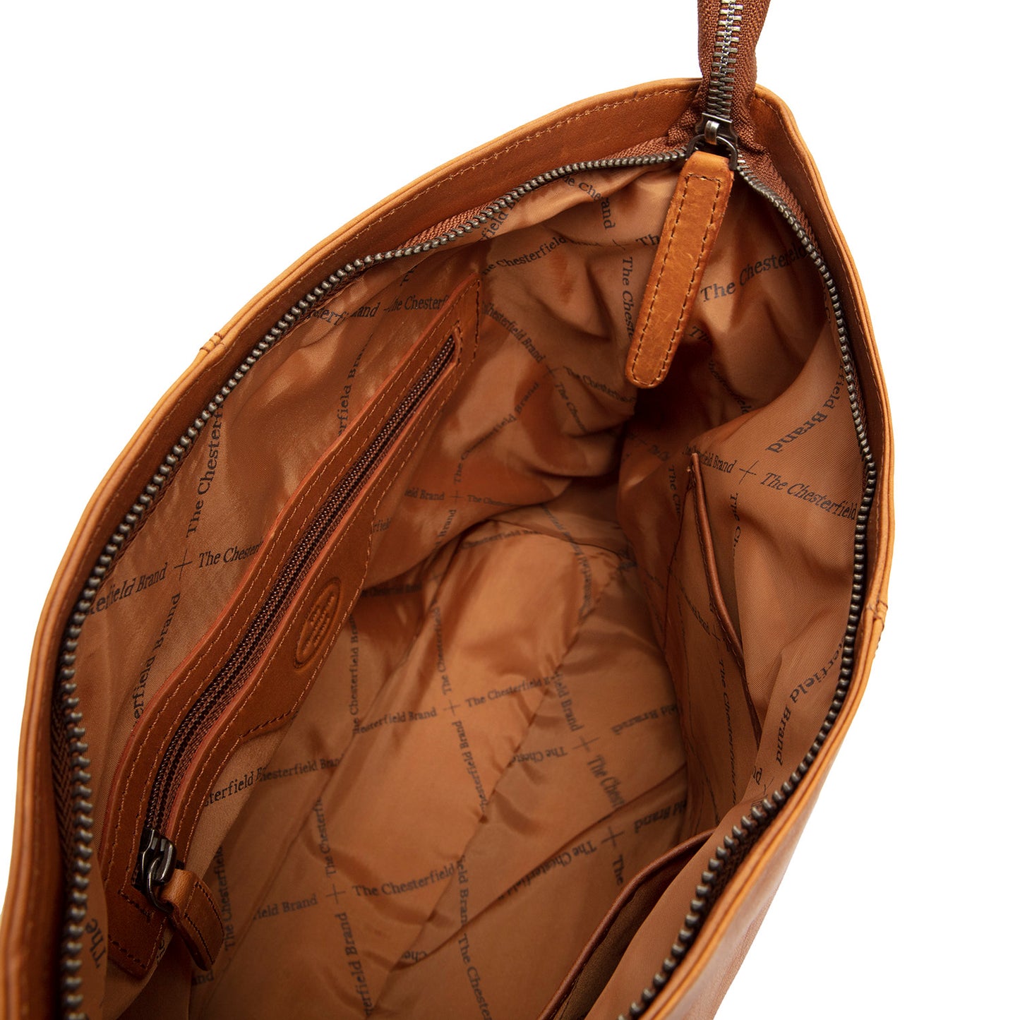 Schoudertas Amelia - Cognac