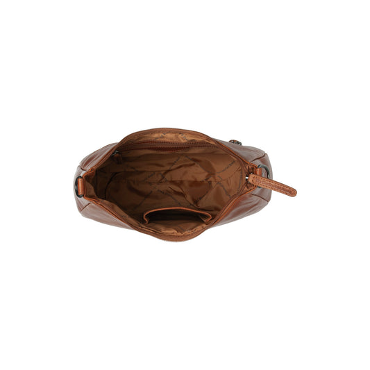 Schoudertas Alexandria - Cognac